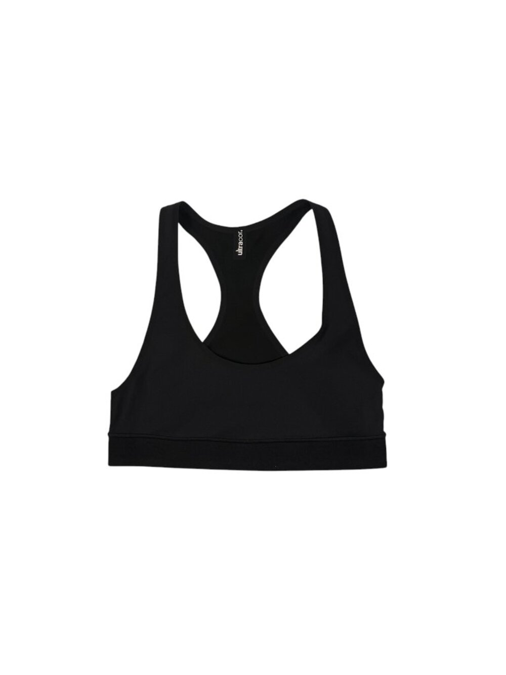 Ultracor Black Racerback Sports Bra - NWOT